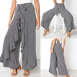 Summer Wide Leg High Waist Pants