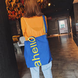 Canvas Messenger Bag Shoulder Bag