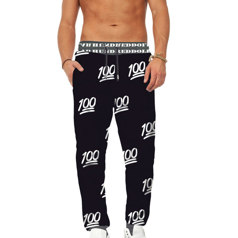 Printed Number Pants