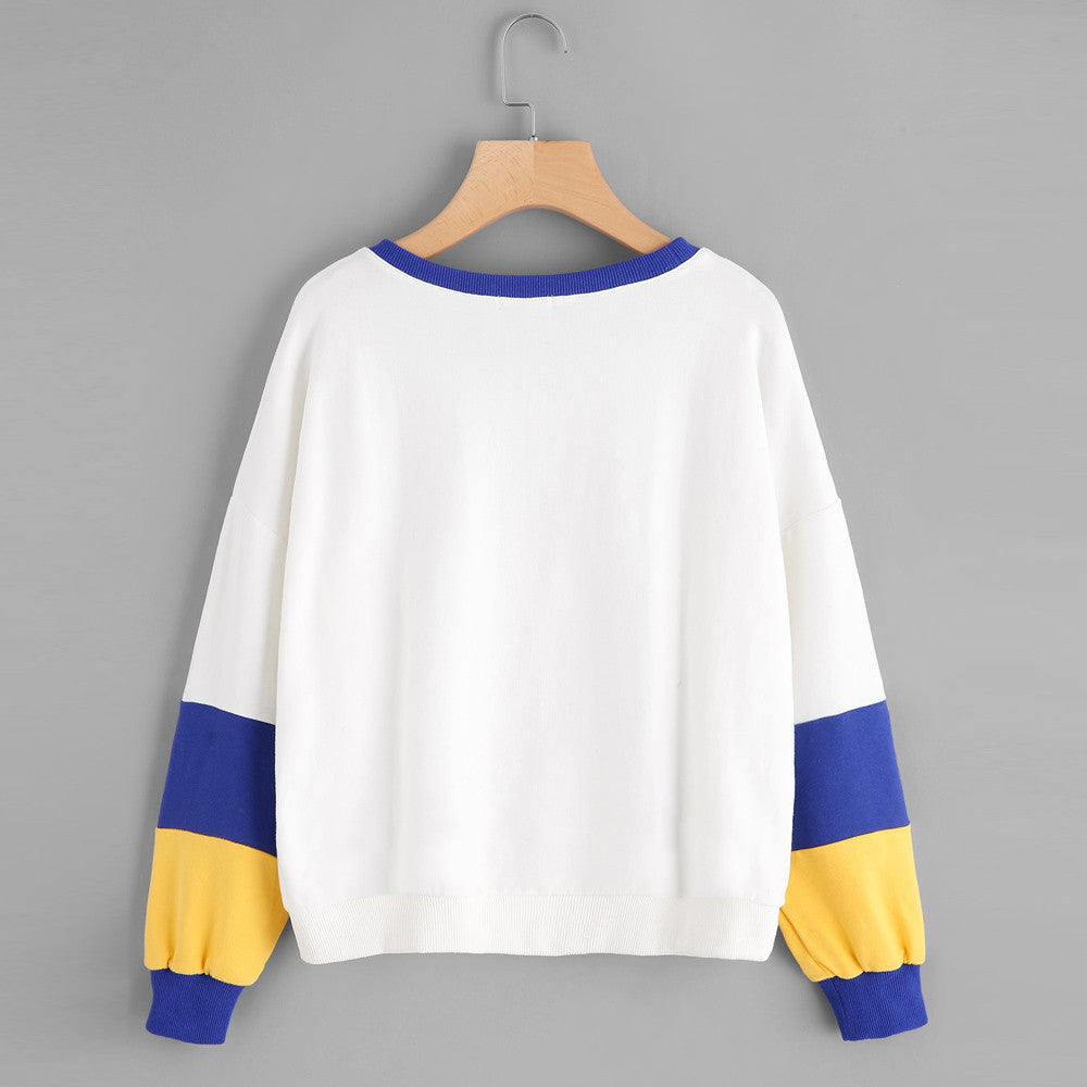 Applique Embroidery Sweatshirt