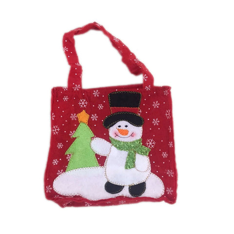 Santa Claus Snowman Gift Bag